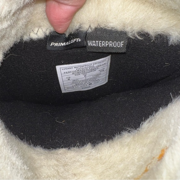 Patagonia Lugano Espresso Brown Suede Waterproof Winter Boot Primaloft Woman - Picture 10 of 10